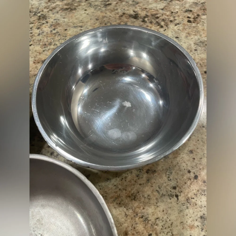 Set of 5 Towle Silversmith Candy/Nut Bowls Hammered Silver-plated Basket Weave